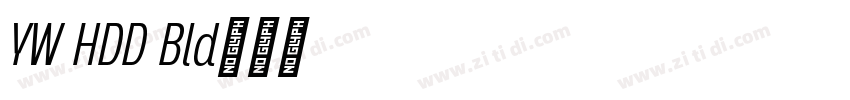 YW HeiDiDiao Bold字体转换